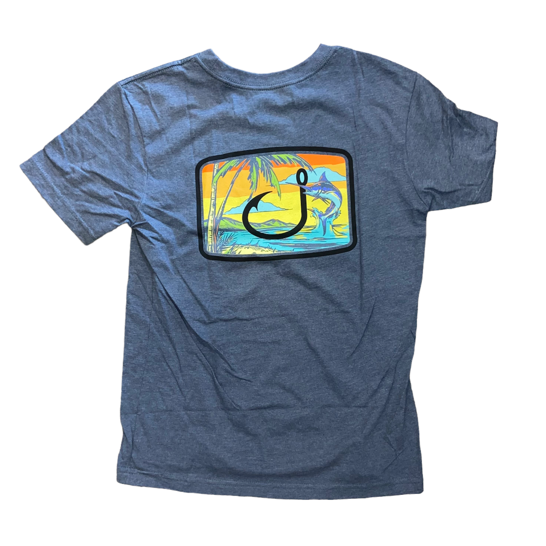 Avid Sportswear Kids Tropics Icon T-Shirt Blue Heaven / MD