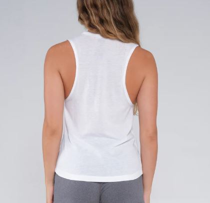 Salty Crew Summer Vibes Muscle Tank - White Womens Top
