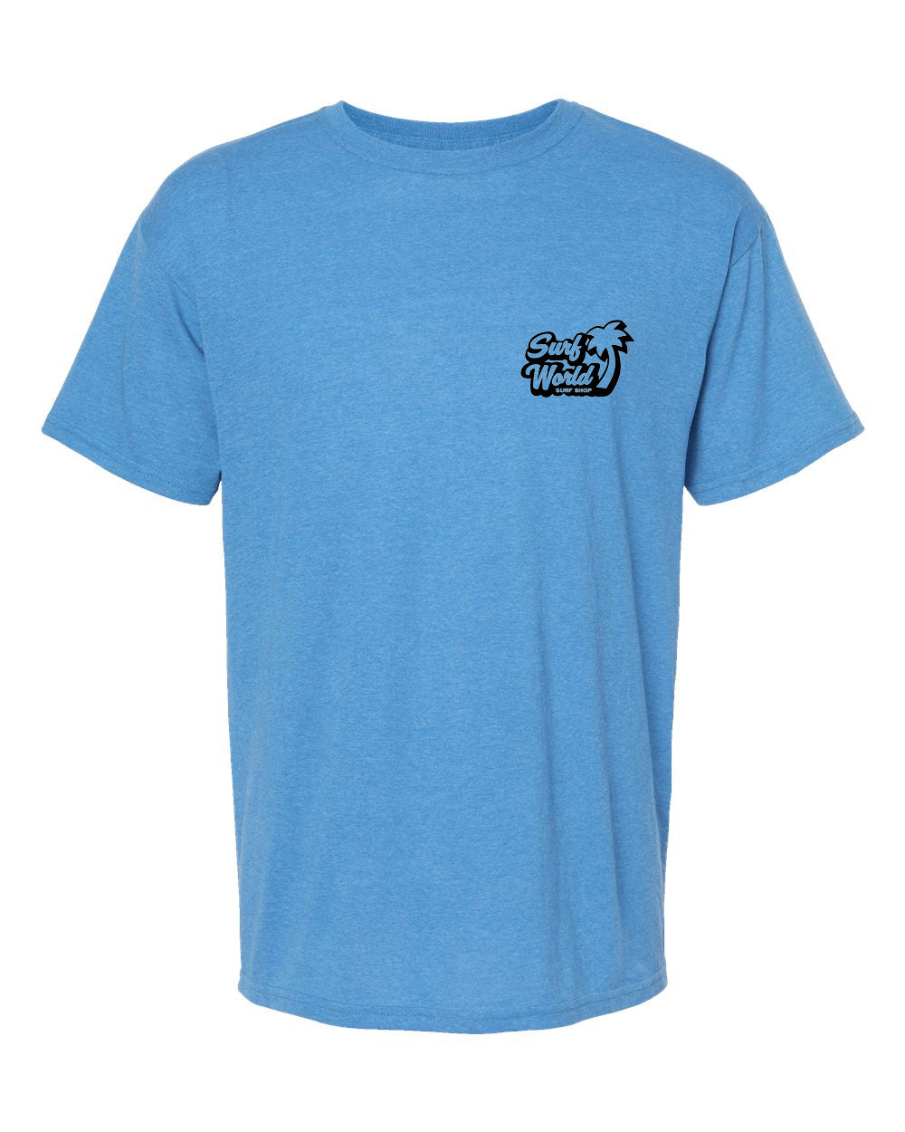 Surf World FL Motion Tee - Brite Blue Heather Mens T Shirt