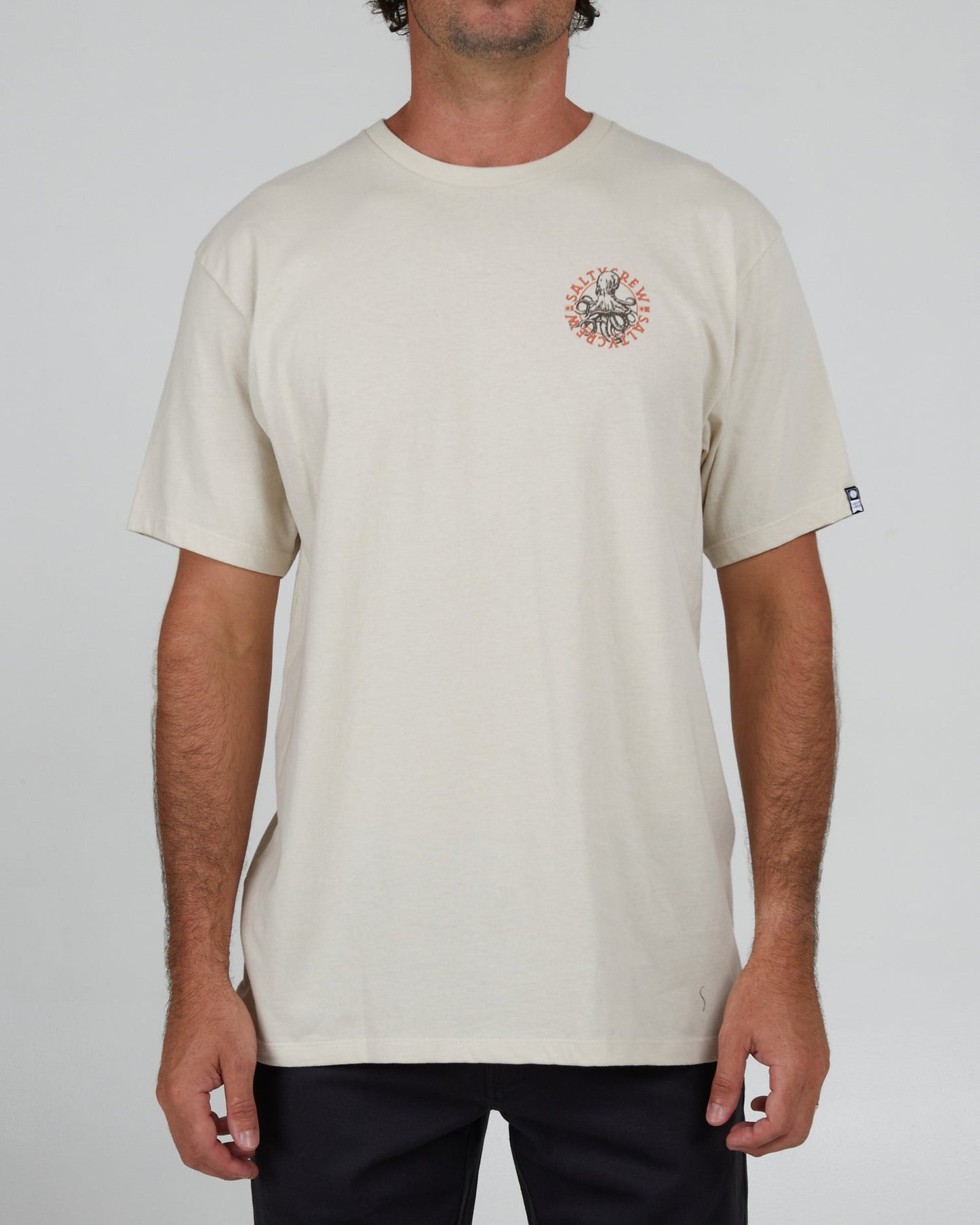 Salty Crew Tentacles Men's S/S Premium Tee- Bone Mens T Shirt