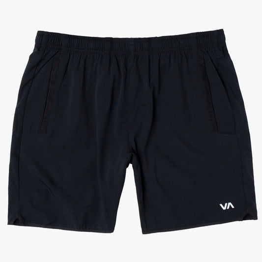 RVCA Yogger Stretch 17" Shorts - Black Mens Shorts