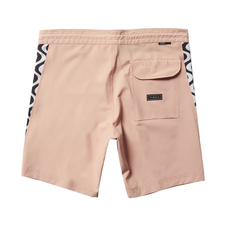 Vissla Trimline Boardshorts 17.5" Pale Pink Mens Boardshorts