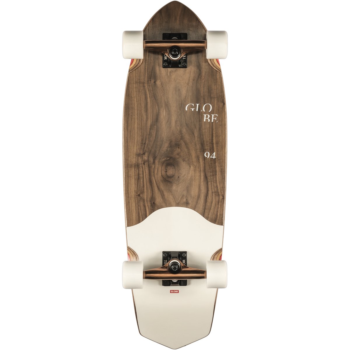 Globe Insider 31" Complete Longboard Skateboard - Walnut Copper Longboard Skateboard