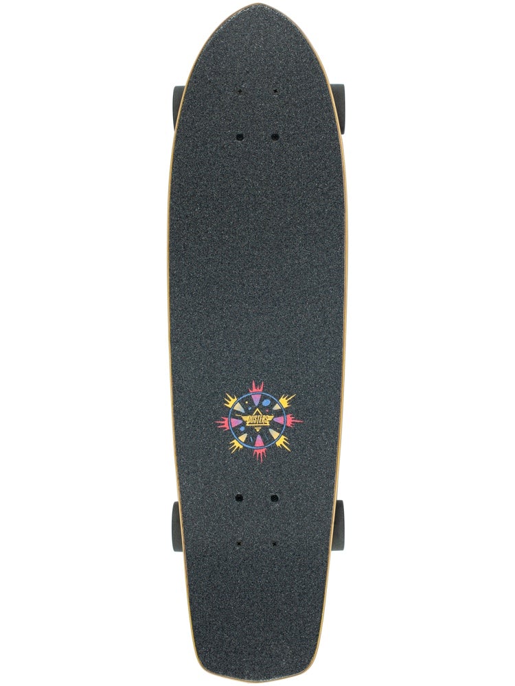 Duster Stardust 31" Black Cruiser Skateboard Longboard Complete