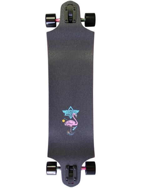 Dusters Chill 38" Drop-Thru Longboard Complete - Black Longboard Complete