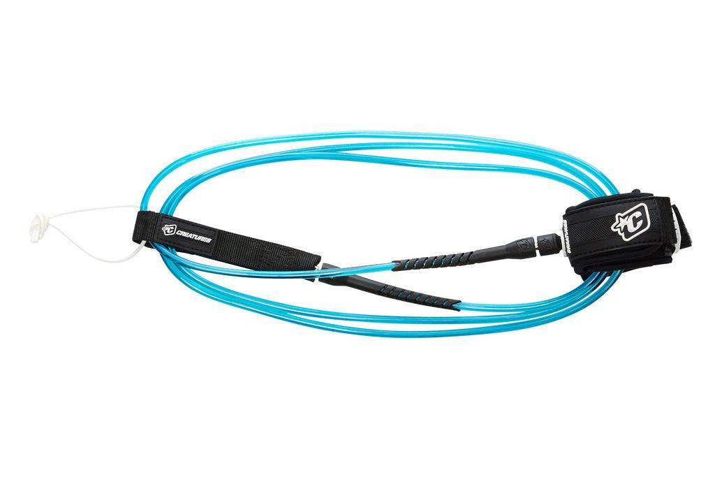 Creatures of Leisure 10" x 8mm SUP or Surf Ankle Leash - Black SUP Leash