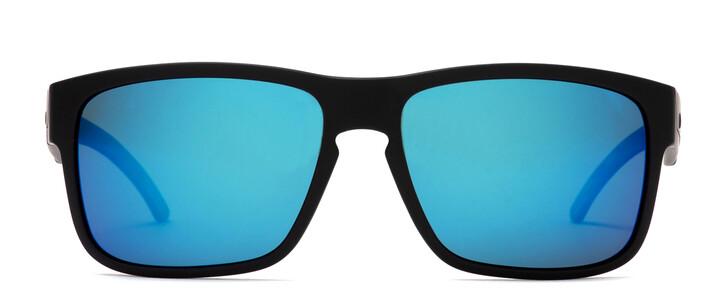 Otis Rambler Reflect Polarised Sunglasses - Matte Black Blue Mirror Sunglasses