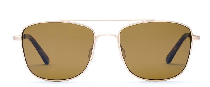 Otis Mineral Glass In The Fade Sunglasses Matte Gold Brown Polar Sunglasses
