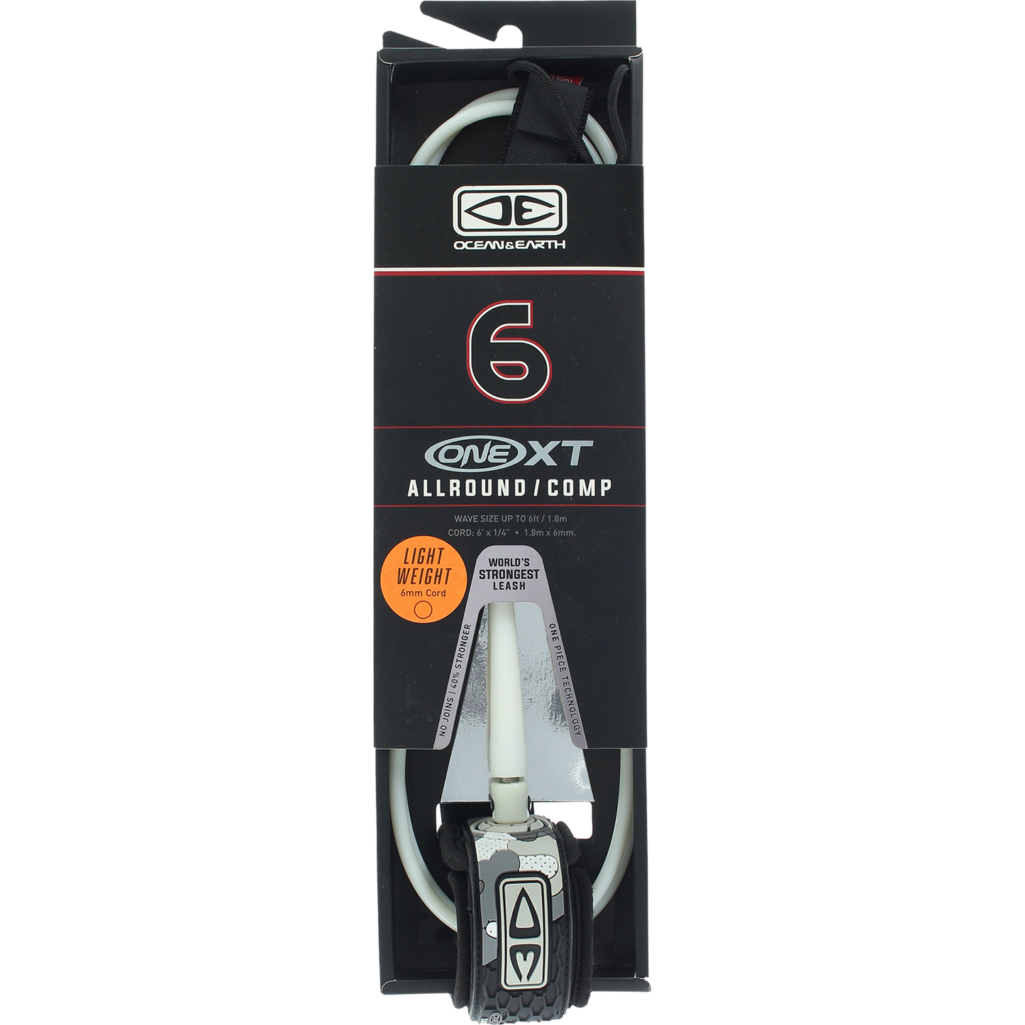 Ocean and Earth All Around Comp 6mm ONE XT Leash surf leash Camo