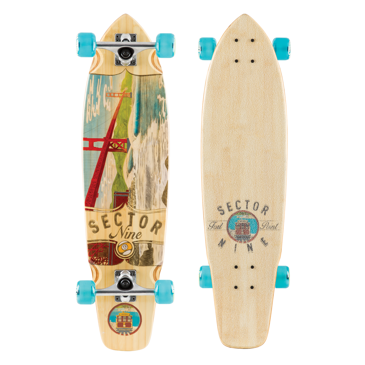 Sector Nine Ft. Point Complete Longboard Skateboard BBF152C Longboard Skateboard