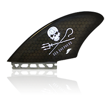 Futures Fin VF Rasta HC Keel Smoke Surf Fins Fins