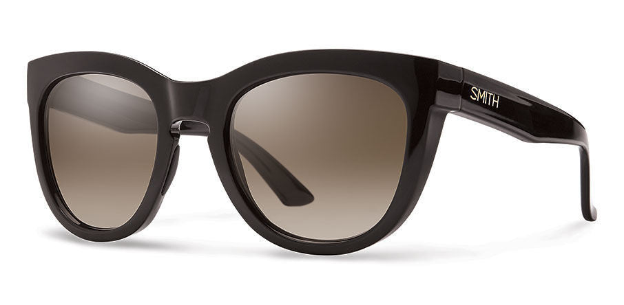 Smith Sidney Black Polarized Brown lens Sunglasses SIPPBRBK Sunglasses