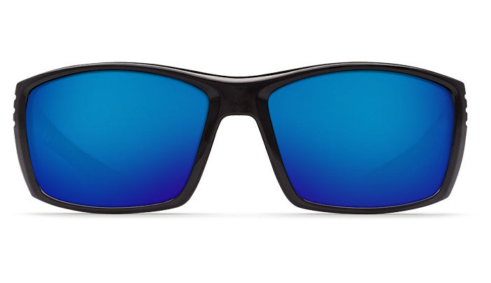 COSTA CORTEZ SHINY BLACK BLUE MIRROR 580P POLARIZED SUNGLASSES Sunglasses
