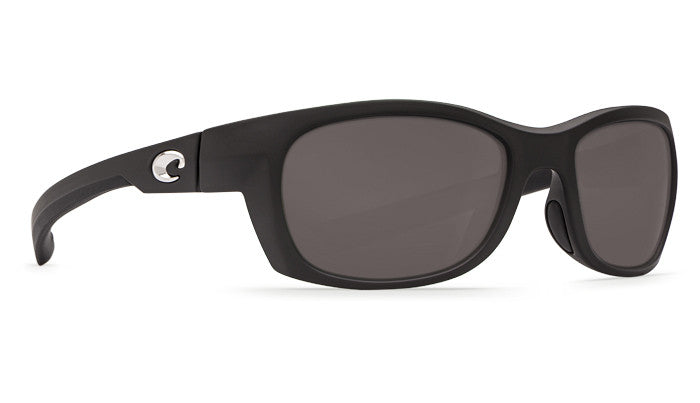 COSTA TREVALLY MATTE BLACK GUNMETAL GRAY 580P POLARIZED SUNGLASSES Sunglasses