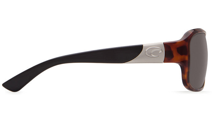 COSTA INLET RETRO TORTOISE with BLACK TEMPLES POLARIZED SUNGLASSES Sunglasses