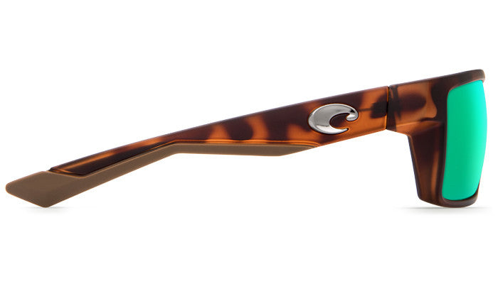 COSTA MOTU MATTE RETRO TORTOISE GREEN MIRROR 580G POLARIZED GLASS SUNGLASSES Sunglasses