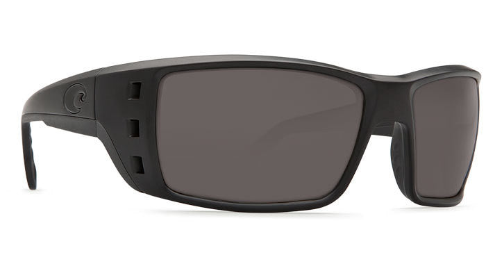 COSTA PERMIT BLACKOUT GRAY 580G POLARIZED GLASS SUNGLASSES Sunglasses