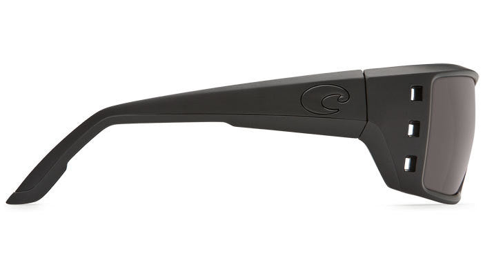COSTA PERMIT BLACKOUT GRAY 580G POLARIZED GLASS SUNGLASSES Sunglasses