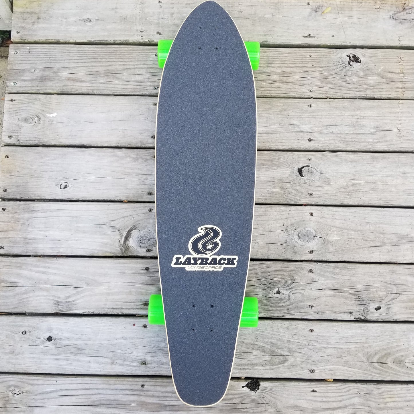 Layback New Wave Kicktail 40 x 9.5in Complete Skateboard Longboard Skateboard