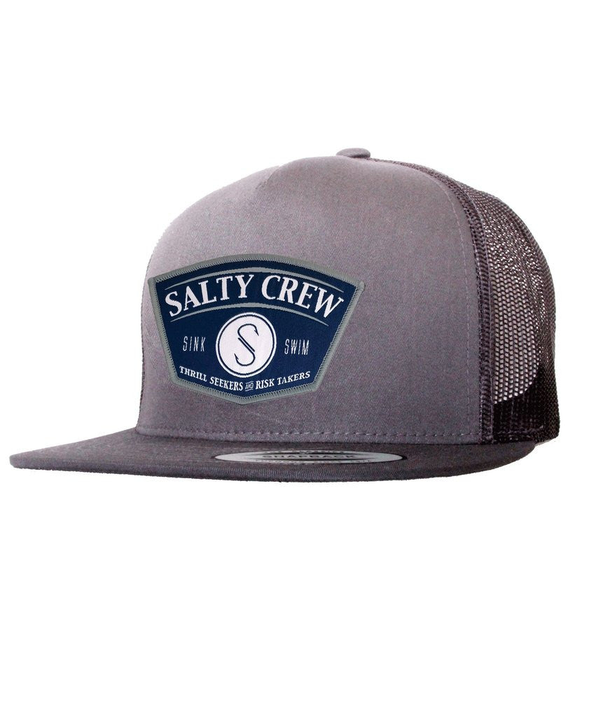 Salty Crew Men's Sergeant Trucker Black Hat Mens Hat