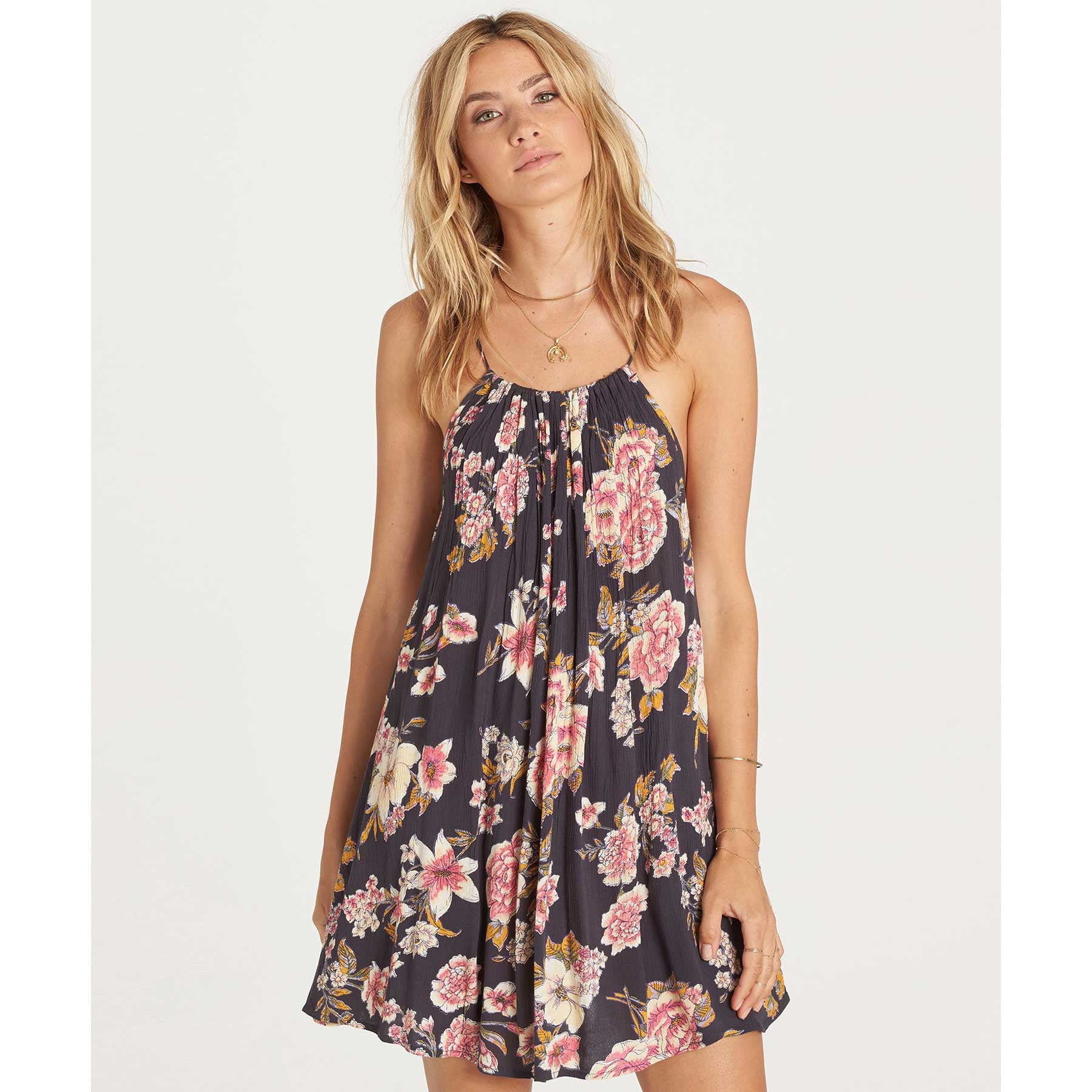 Billabong Women's Come Along Off Black Dress Billabong Women's Come Along Off Black Dress