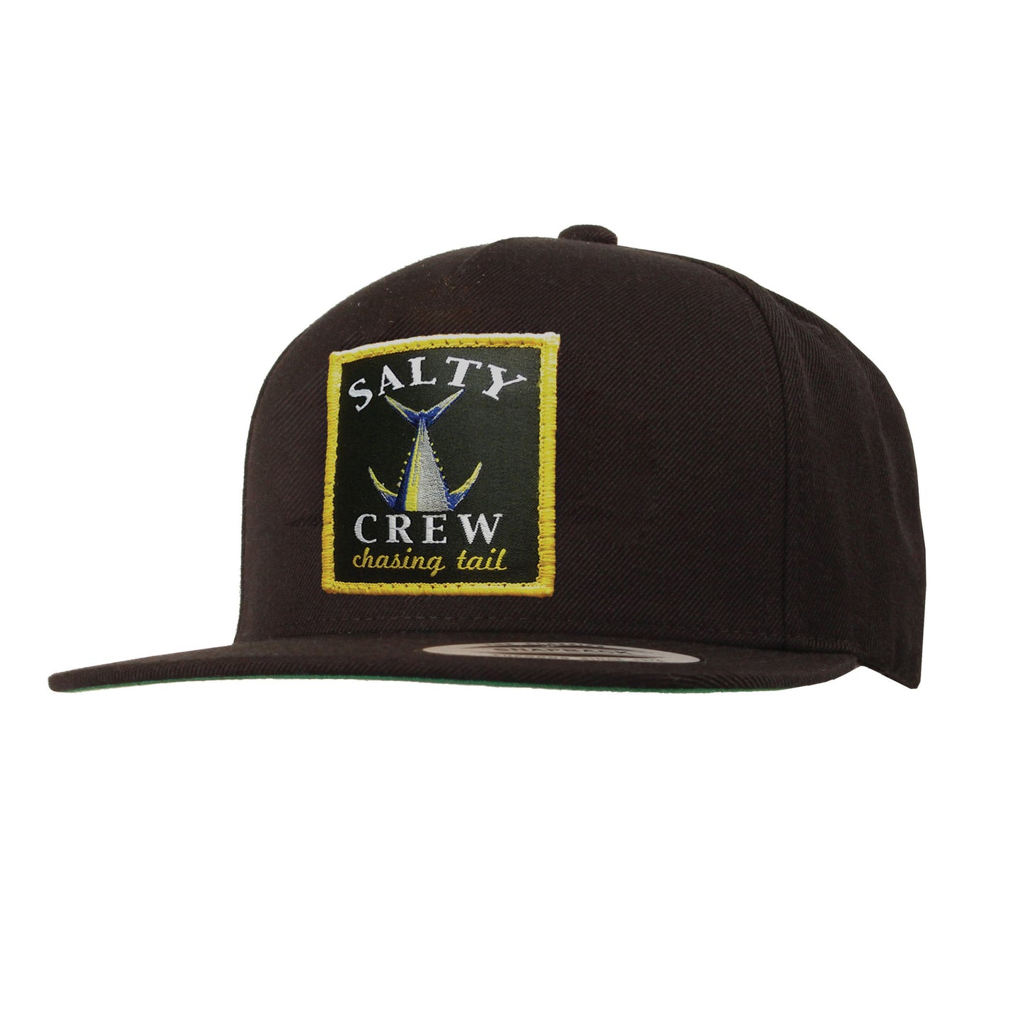 Salty Crew Men's Chasing Tail Patched Hat Black Mens Hat