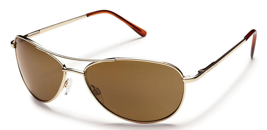 SunCloud Patrol Gold Polar Brown Sunglasses SPTPPBRGD Sunglasses