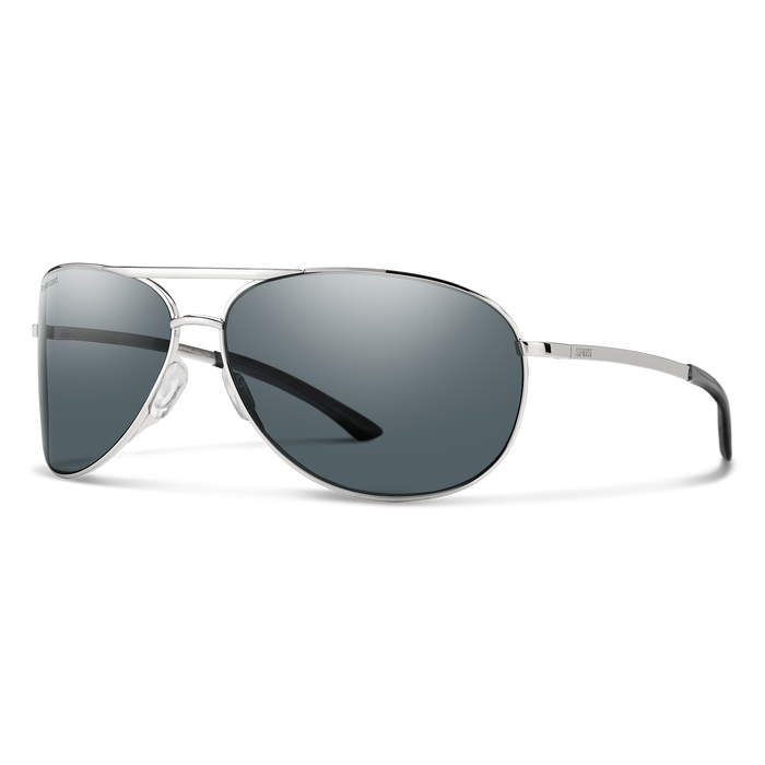 Smith Serpico 2 Chromapop Silver Polarized Grey Sunglasses Sunglasses