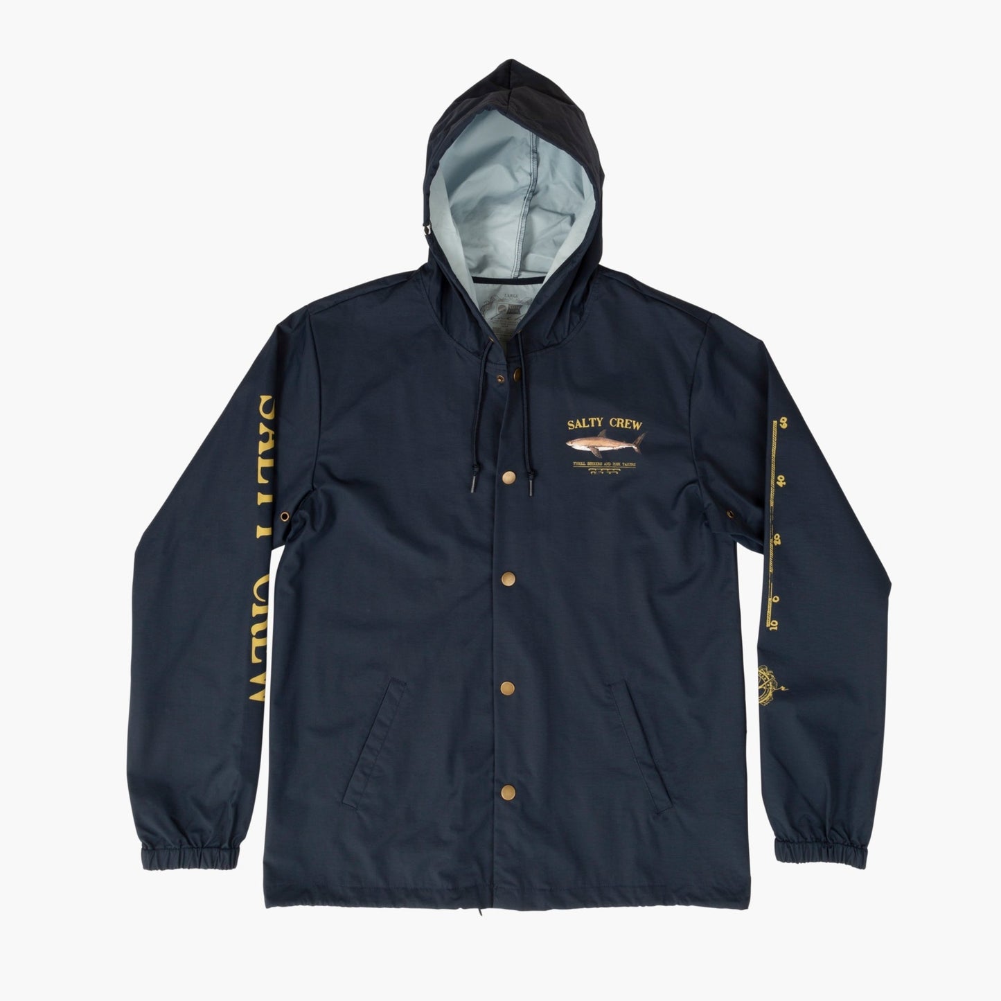 Salty Crew Bruce Snap Jacket - Navy mens jacket