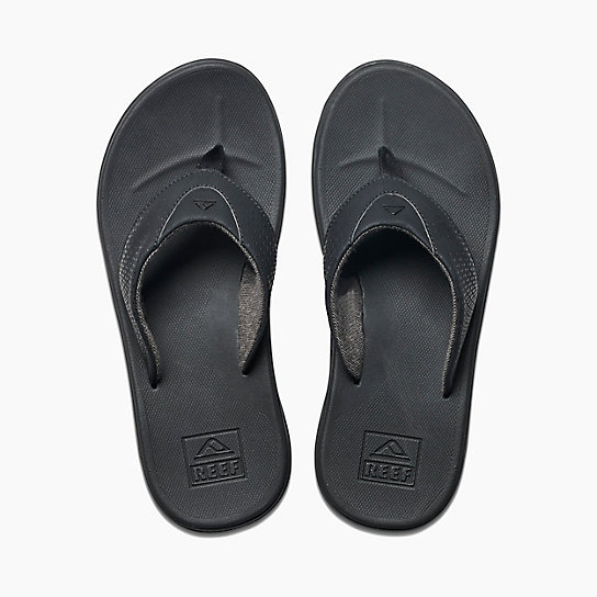Reef Mens Rover Sandal - All Black Mens Footwear