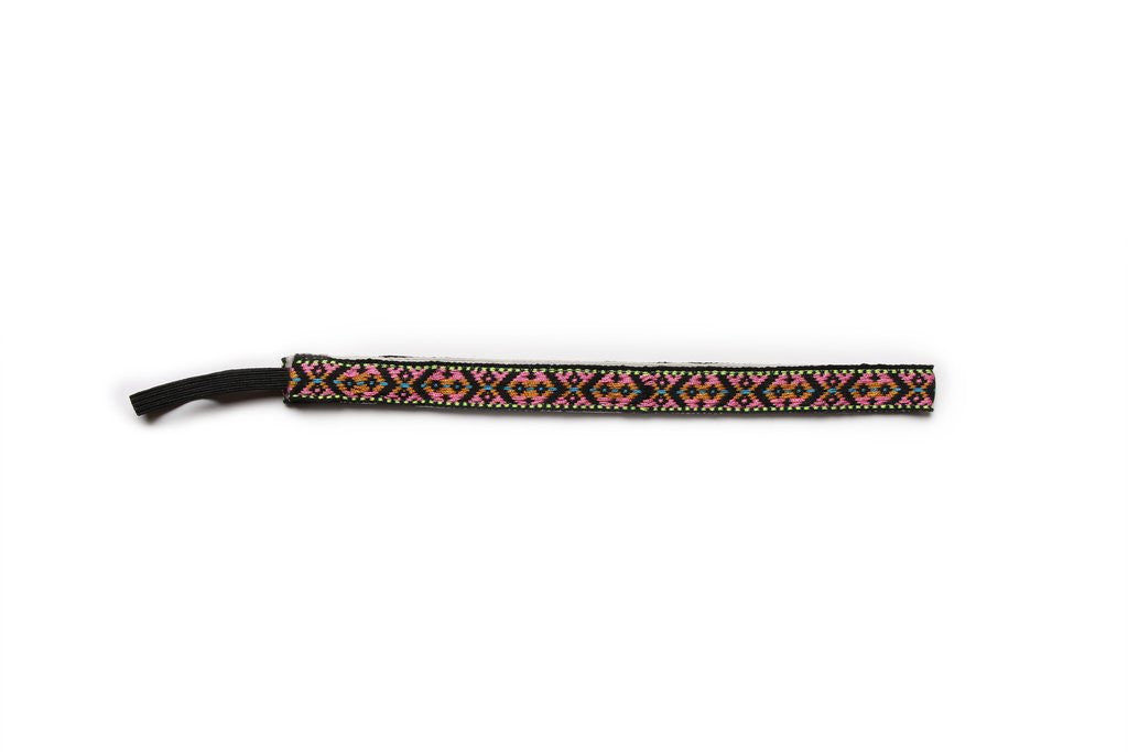 Banded Skinny Warm Pink Tribal Headband 2166 Headband