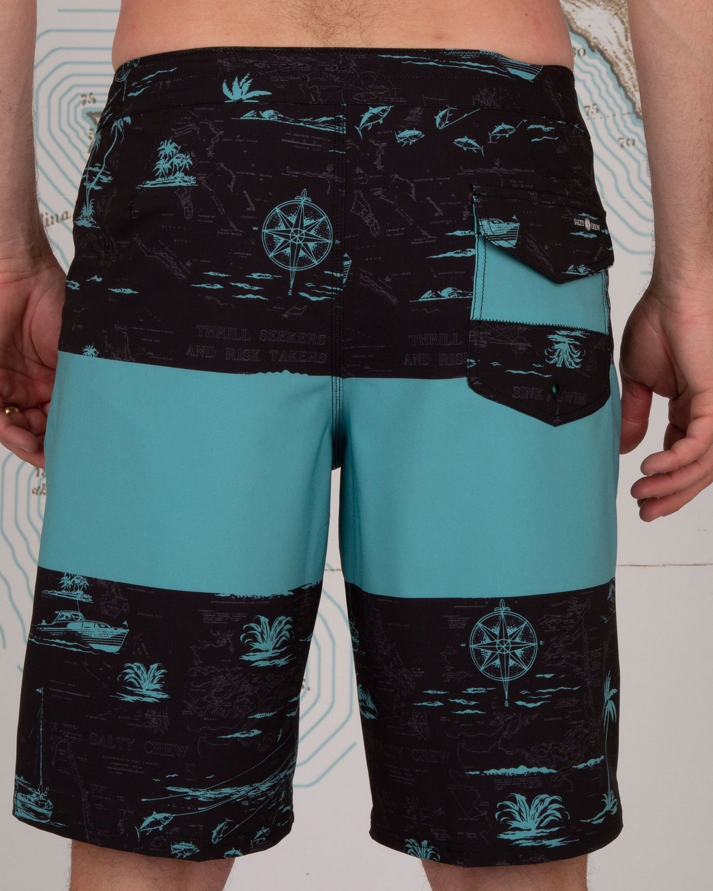 Salty Crew Topwater Boardshorts - Black Mens Boardshorts