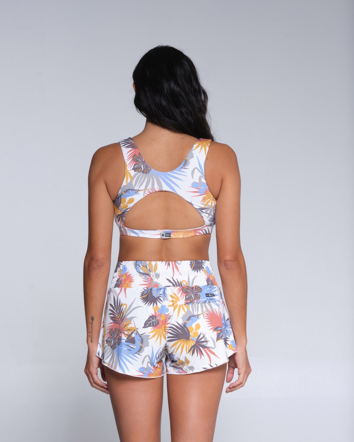 Salty Crew Beach Break Women's Swim Shorts - Off White Womens Short