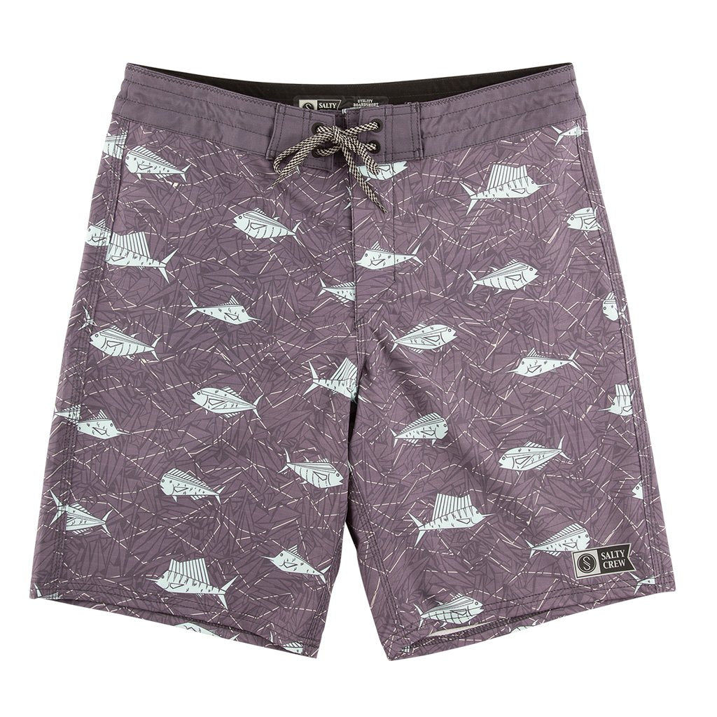 Salty Crew Bait Tank Utility Mens Boardshorts - Charcoal Mens Boardshorts