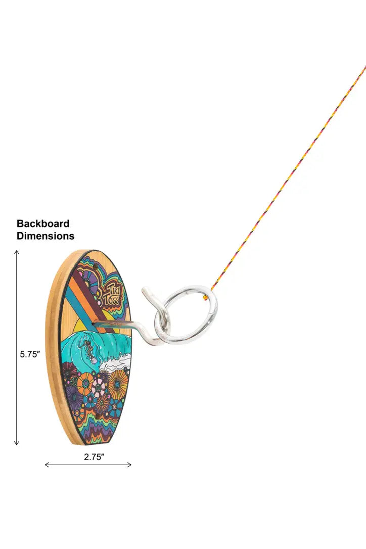 Tiki Toss Short Board Flower Child Edition Tiki Toss