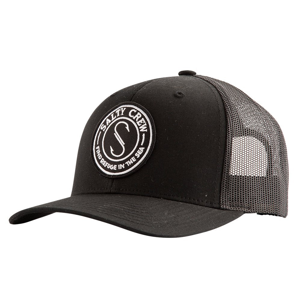 Salty Crew Palomar Retro Trucker Hat - Navy White - Camo - Black Mens Hat