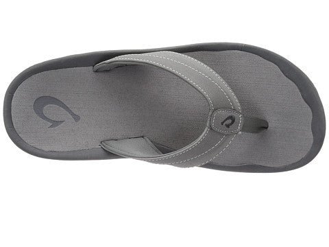 Olukai Men's Ohana Koa Sandals - Charcoal / Charcoal Mens Footwear