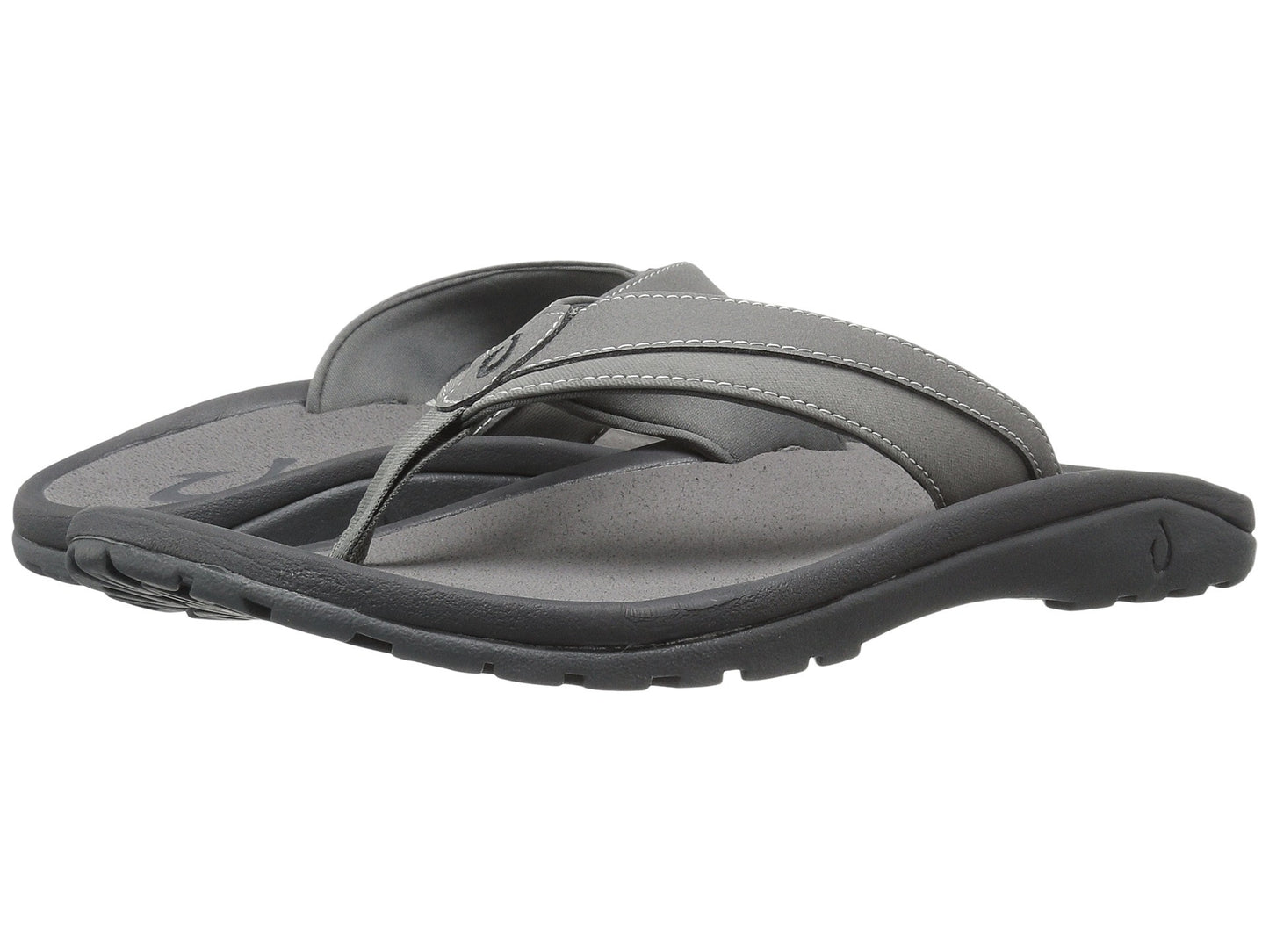 Olukai Men's Ohana Koa Sandals - Charcoal / Charcoal Mens Footwear