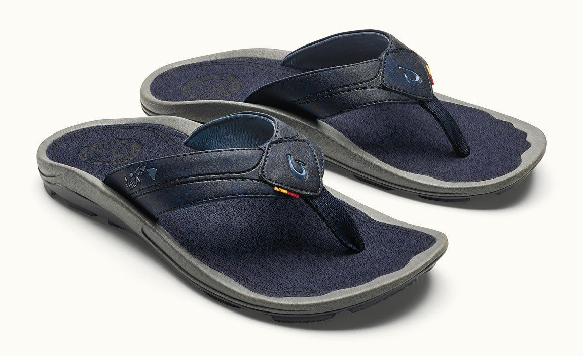 Olukai Men's Kipi Sandal's- Trench Blue / Trench Blue Mens Footwear