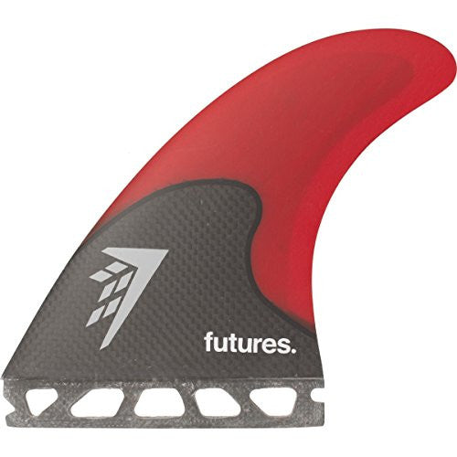 FUTURES FIREWIRE FW1 5-FIN SET- RED/CARBON/BAMBOO 101741350 Fins