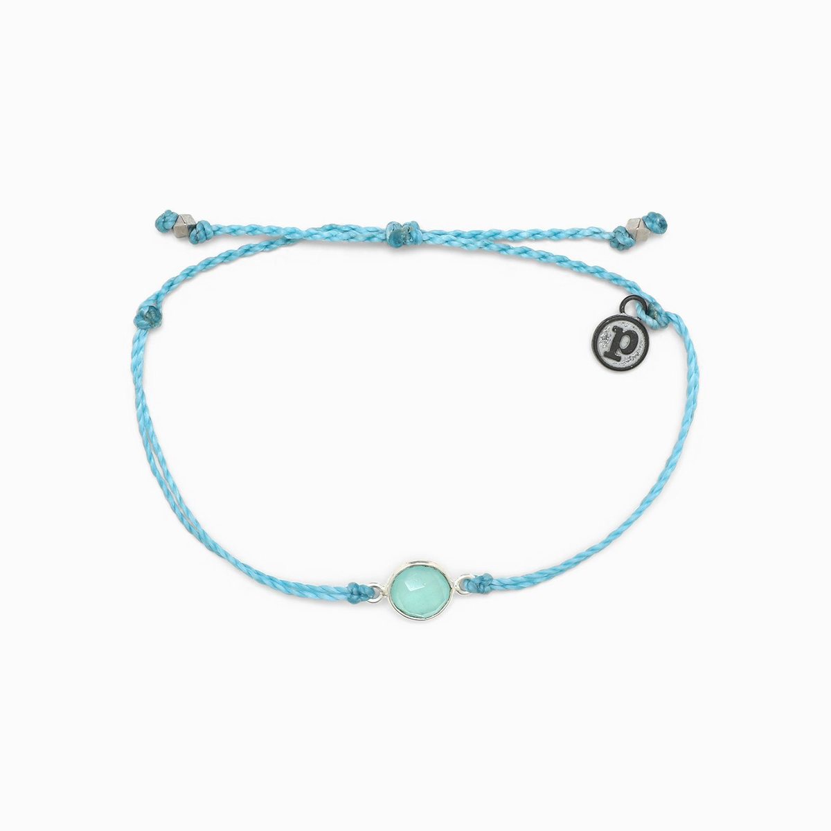 Pura Vida Aqua Stone Charm Bracelet Jewelry