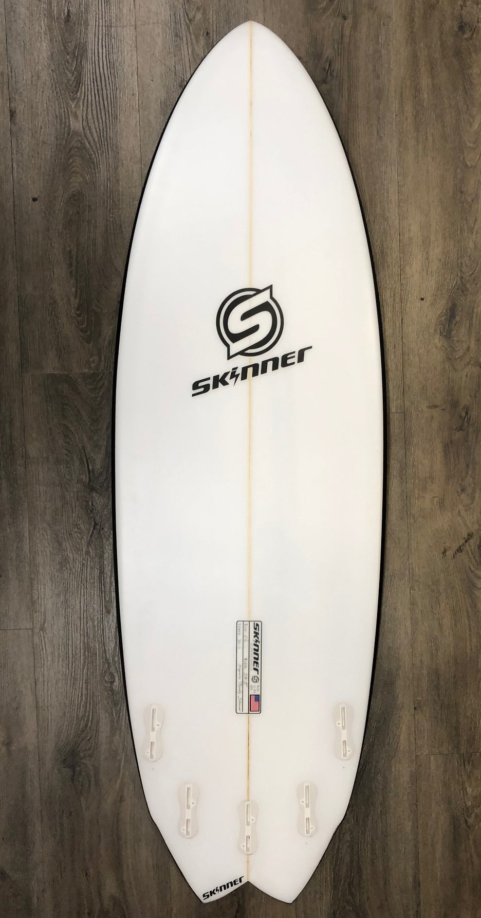 SOLD Skinner Surfboards RS5 Fish 5'6 x 19 7/8" x 30.6L 5 FCS2 Plugs Surfboard