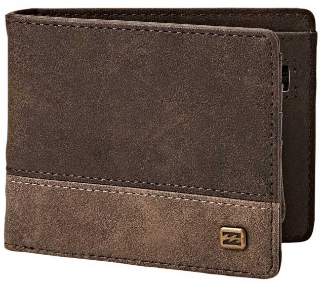 Billabong Dimension Bifold Wallet - Mud / Black wallet Mud