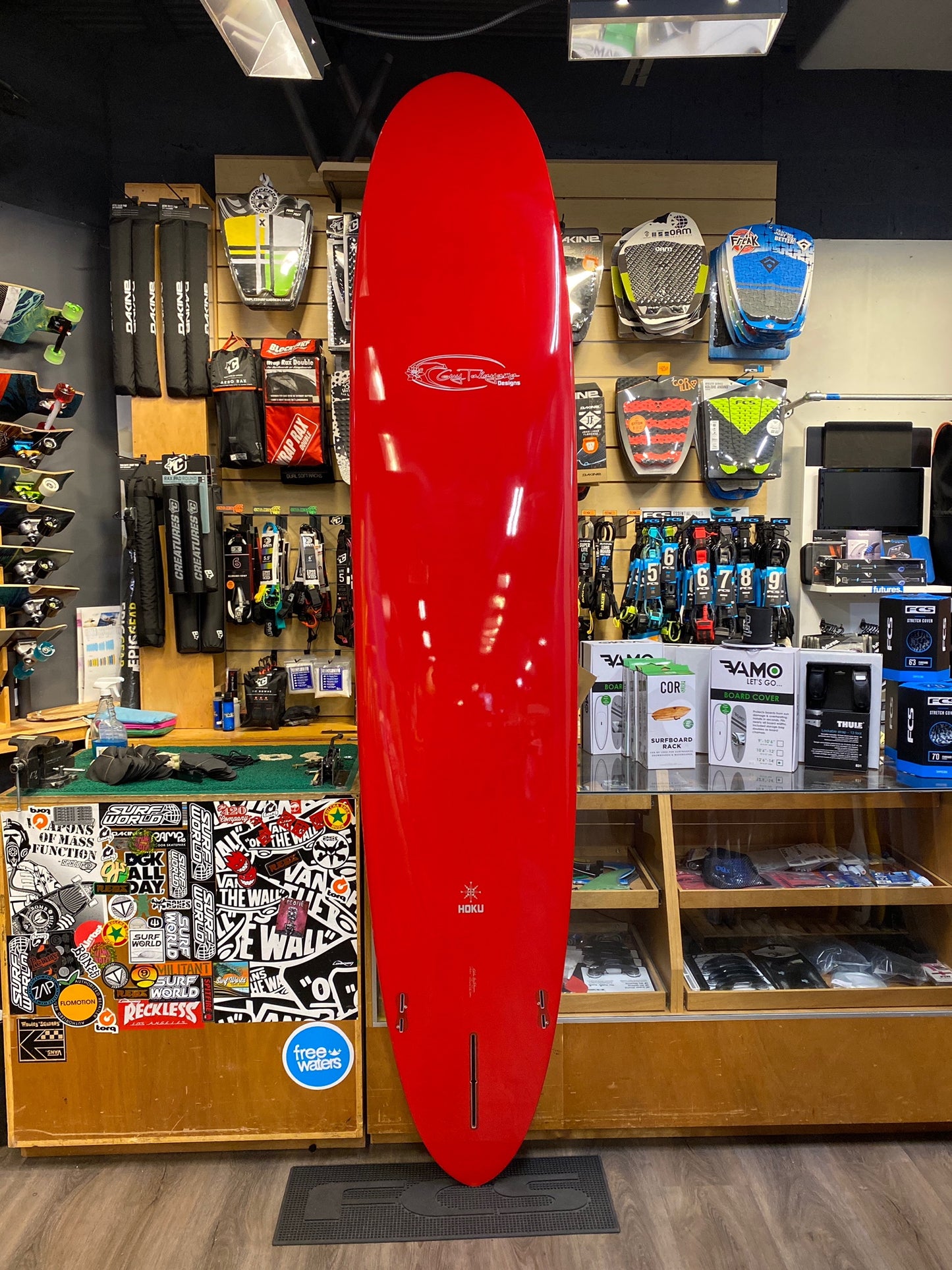 Guy Takayama 10' x 24 Hoku Xeon Pigmented Fiberglass Surfboard Surfboard