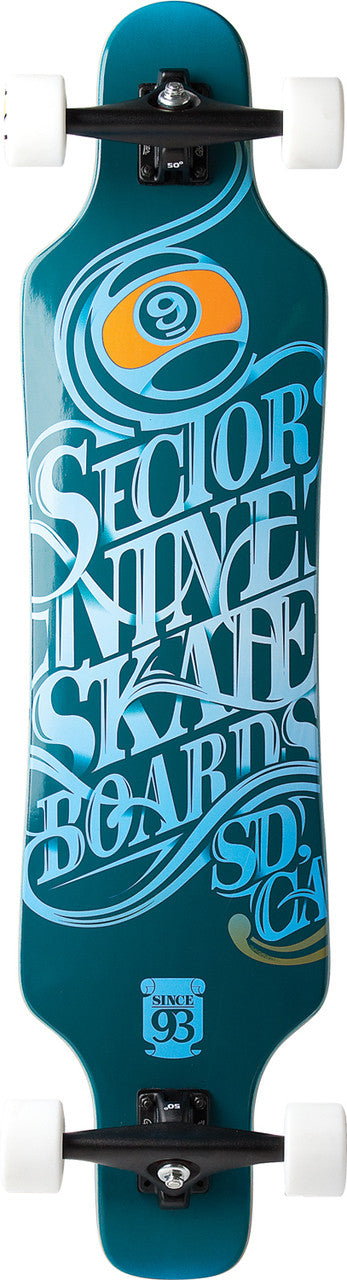 Sector 9 Mini Shaka Complete Longboard Skateboard PF124C Longboard Skateboard