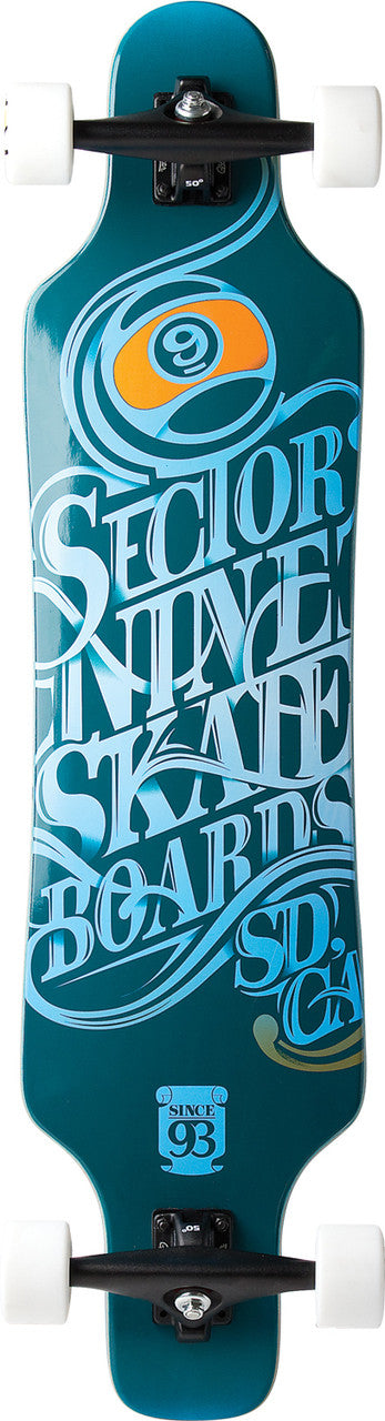 Sector 9 Mini Shaka Complete Longboard Skateboard PF124C Longboard Skateboard
