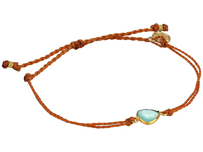 Pura Vida Chalcedony Gold Bracelet - Burnt Orange Jewelry