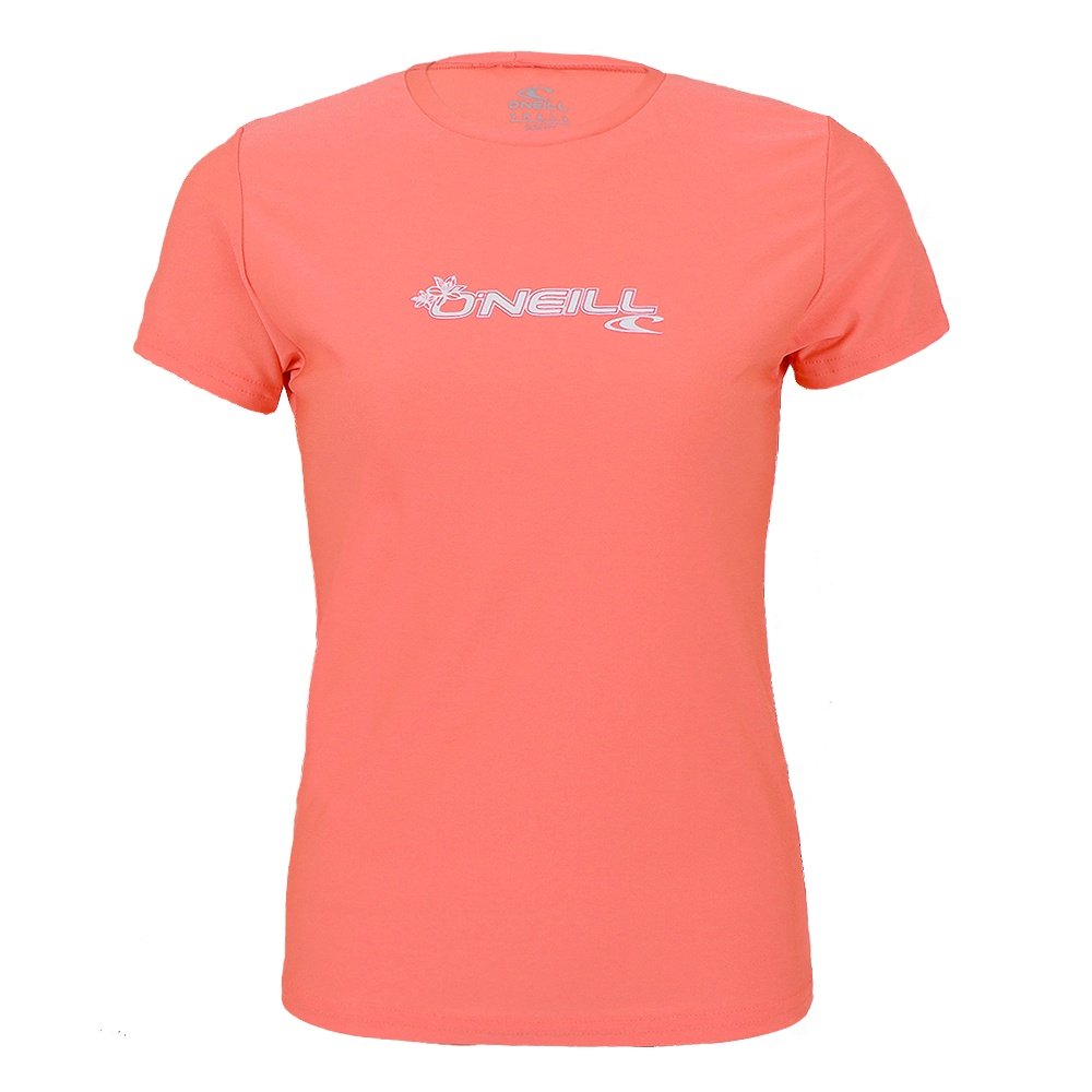 Oneill Basic Skins SS Light Grapefruit Rash Tee 3547 Rashguard Sun Protection