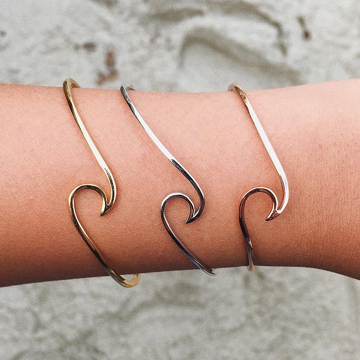 Pura Vida Silver Wave Cuff Bracelet Jewelry