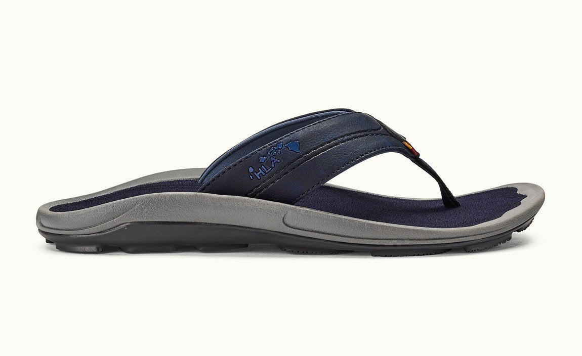 Olukai Men's Kipi Sandal's- Trench Blue / Trench Blue Mens Footwear